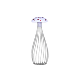 Alice Bottle with Purple Mushroom with Red Dots