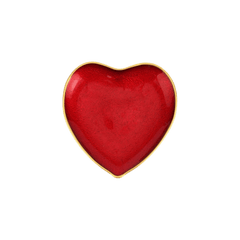 Baroque Glass Heart Plate