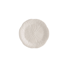 Beige Cabbage Dessert Plate