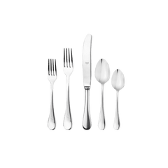 Brescia Mirror Stainless Steel 5 Piece Flatware Set