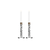 Carat Candlestick Brass Medium - Set of 2