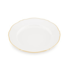 Corona Dessert Plate - White/Gold