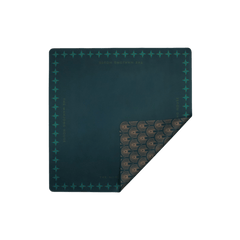 Deco Deep & Gold Double-Sided Mahjong Mat
