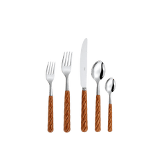 Ellipse Wood 5 Piece Place Setting