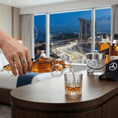 F1 Racecar Car Lover Whiskey Decanter