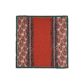 Feather Napkins in Coral - Set of 2