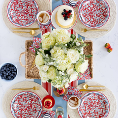 Hamptons Floral Paper Cocktail Napkins - Pack of 24