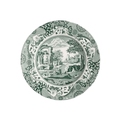 Heritage Green Italian Dinner Plates - Set of 4