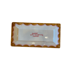 "hostess with the fucking mostest" Rectangular Serving Platter