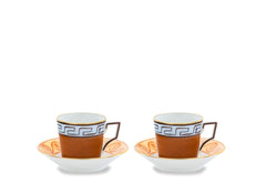 Il Viaggio Coffee Cups with Saucers - Set of 2