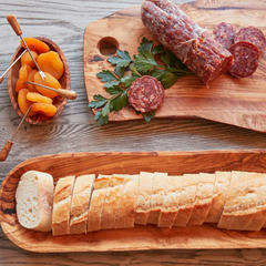 Italian Olivewood Charcuterie and Cheese Board