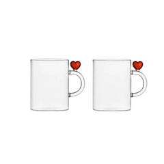 Cuore Heart Mugs - Set of 2