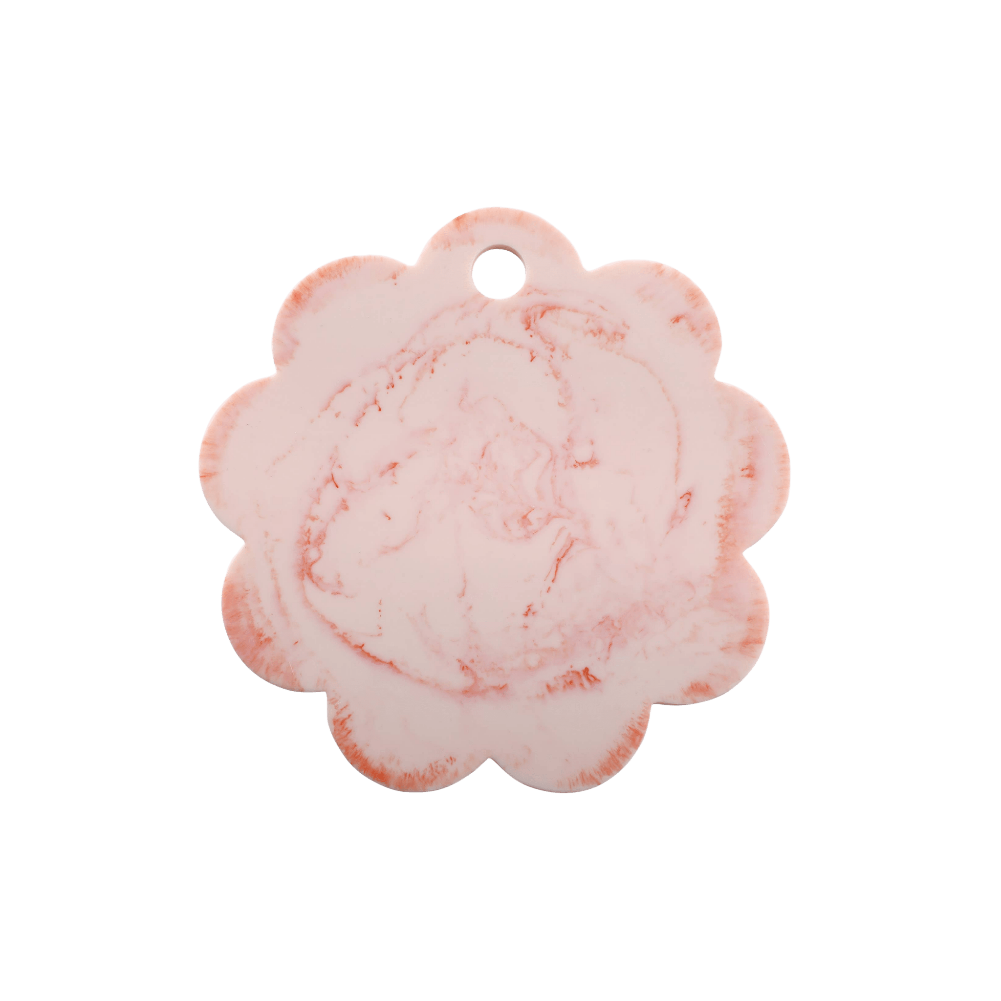 9" Scallop Resin Cheese Charcuterie Board