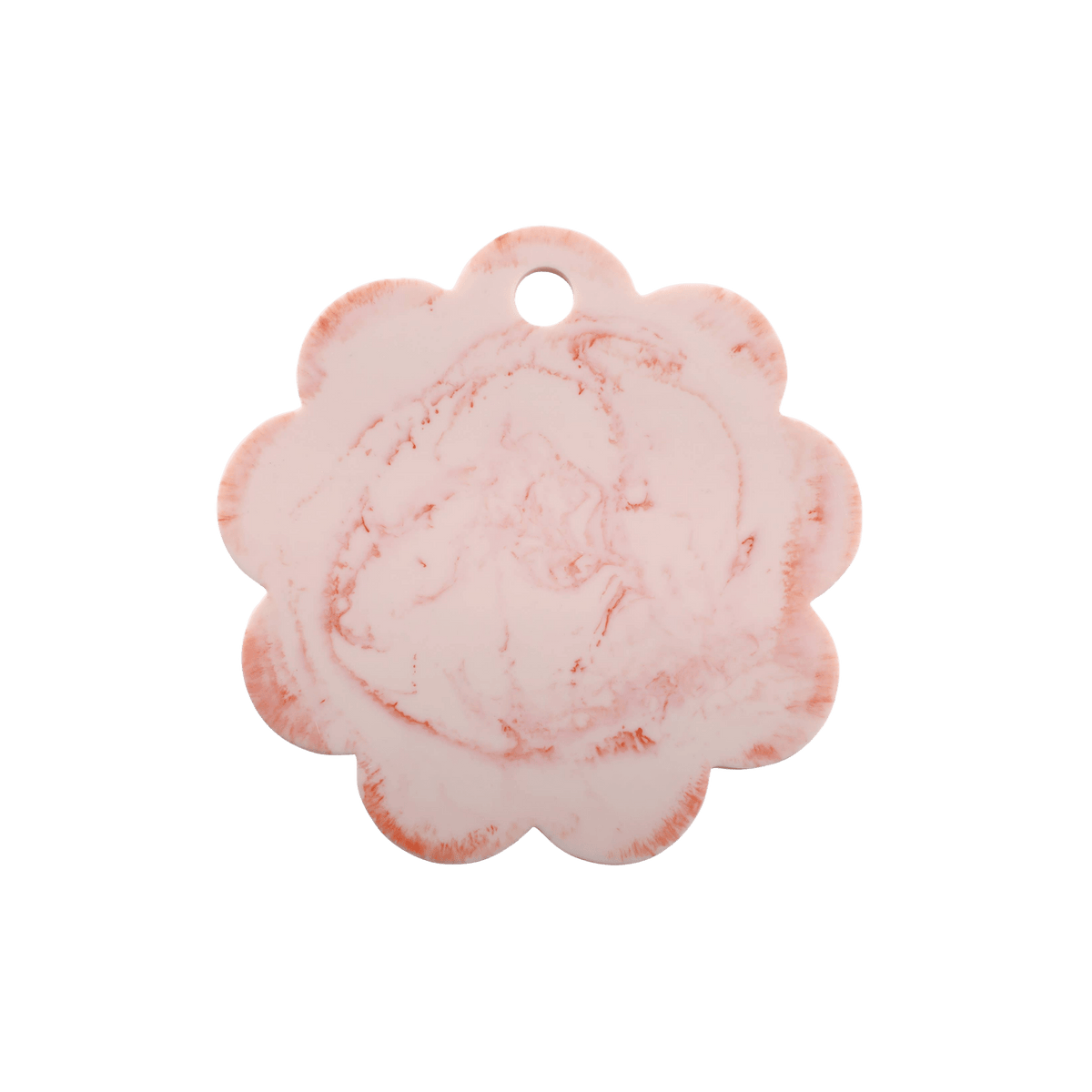 9" Scallop Resin Cheese Charcuterie Board