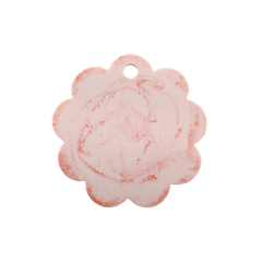 9" Scallop Resin Cheese Charcuterie Board