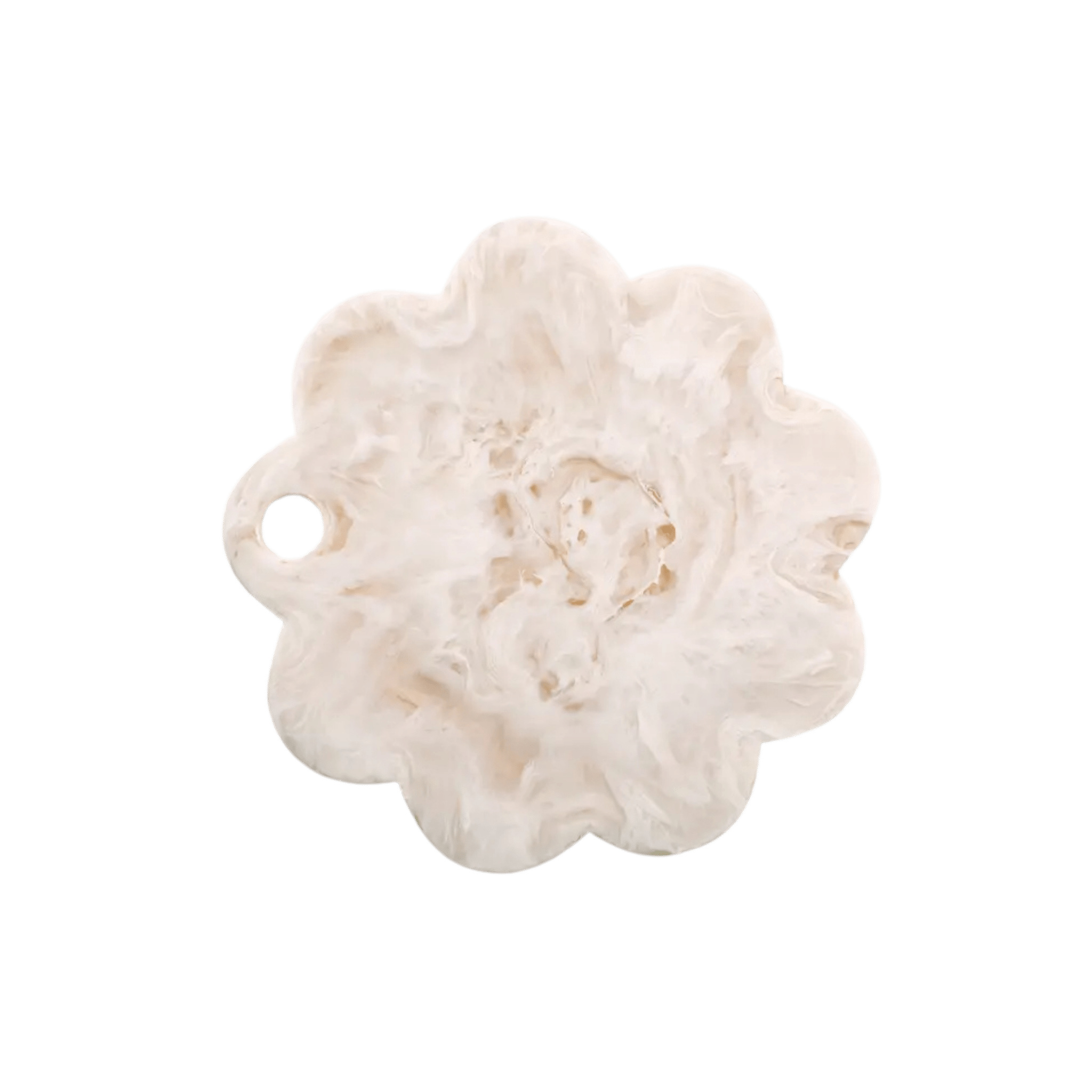 9" Scallop Resin Cheese Charcuterie Board