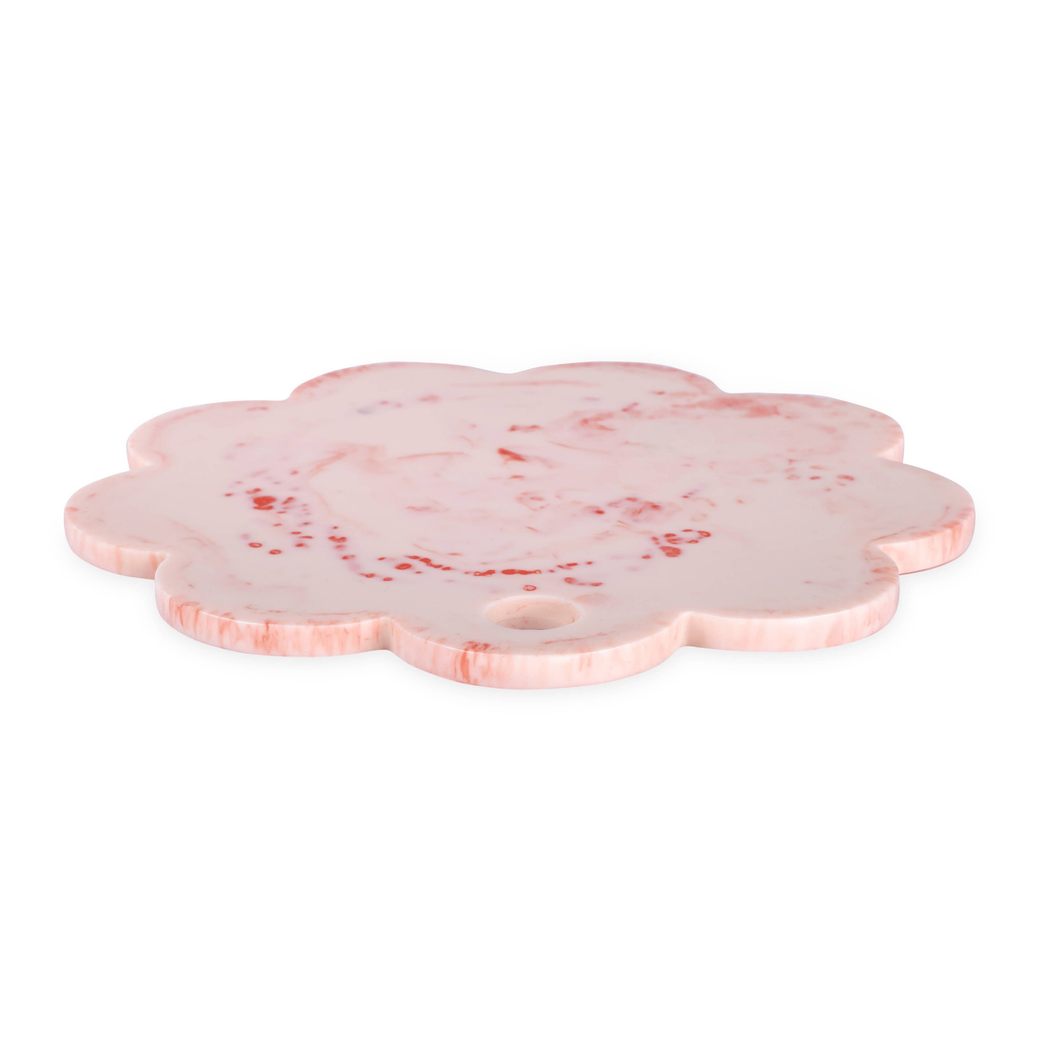 9" Scallop Resin Cheese Charcuterie Board