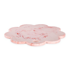 9" Scallop Resin Cheese Charcuterie Board