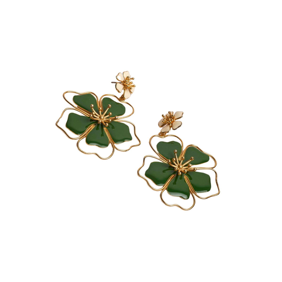 Andreae Earrings - Green