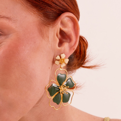 Andreae Earrings - Green