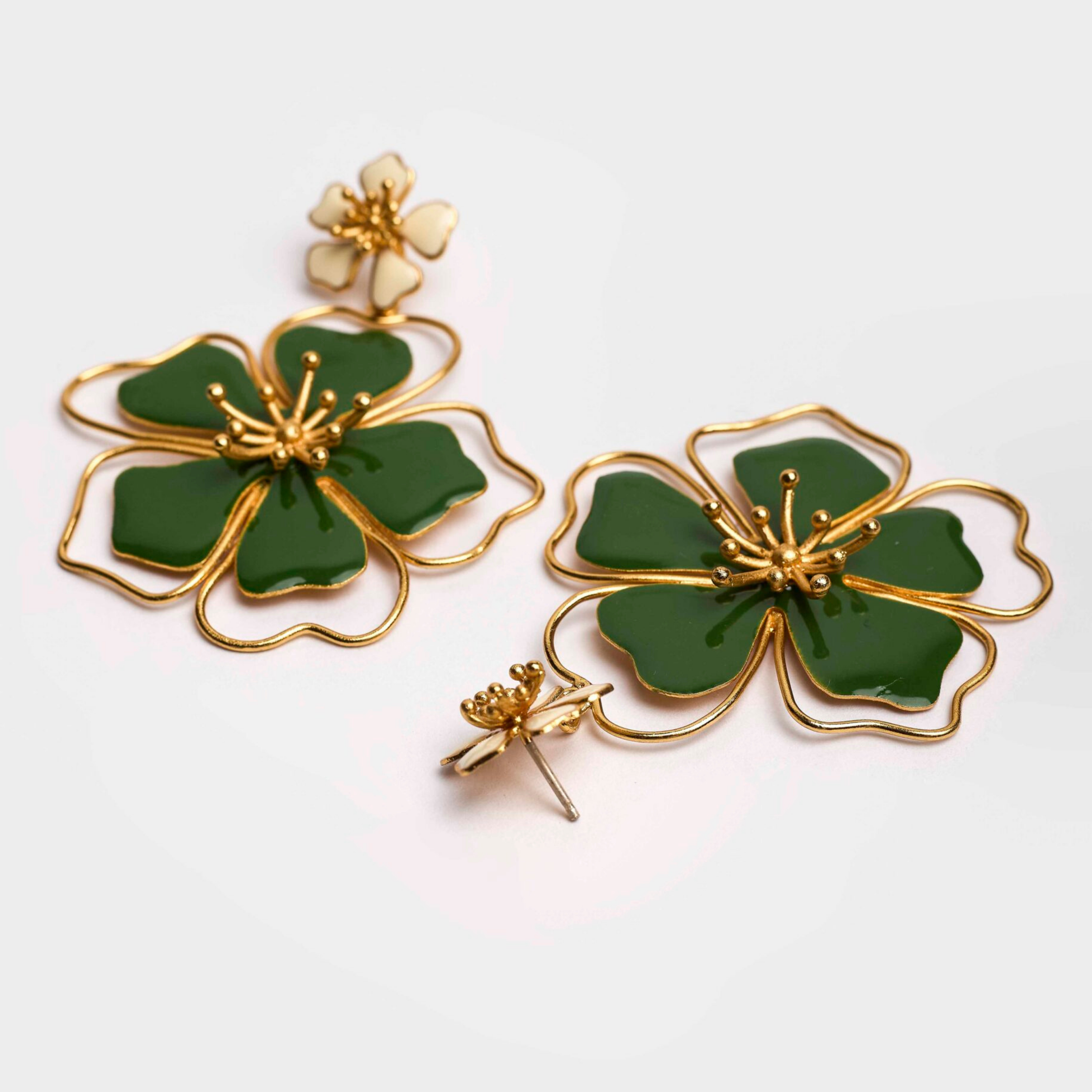 Andreae Earrings - Green