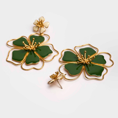 Andreae Earrings - Green
