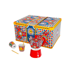 Dolce & Gabbana Sicilian Cart 2-Cup Moka Pot & Cup Gift Set