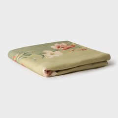 Ibiscus Sage Linen Tablecloth