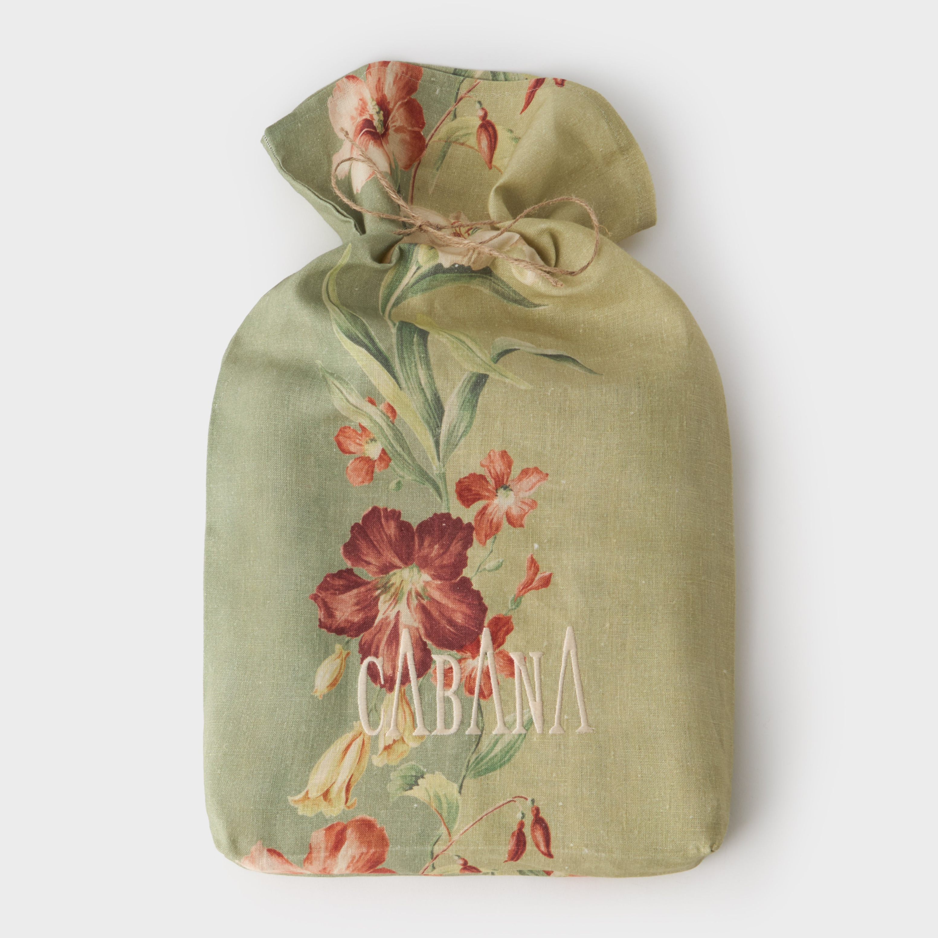Ibiscus Sage Linen Tablecloth