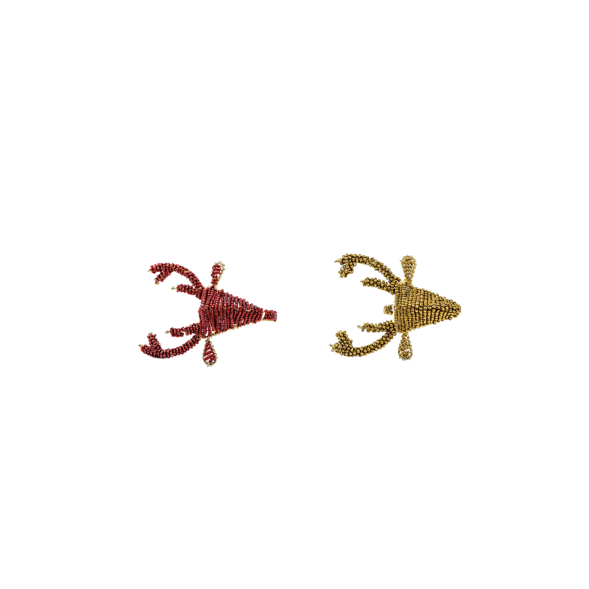 Christmas Reindeer Napkin Rings - Set of two