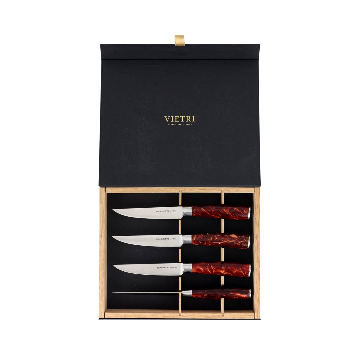 Coltelli Brown Marbled Steak Knives - Set of 4