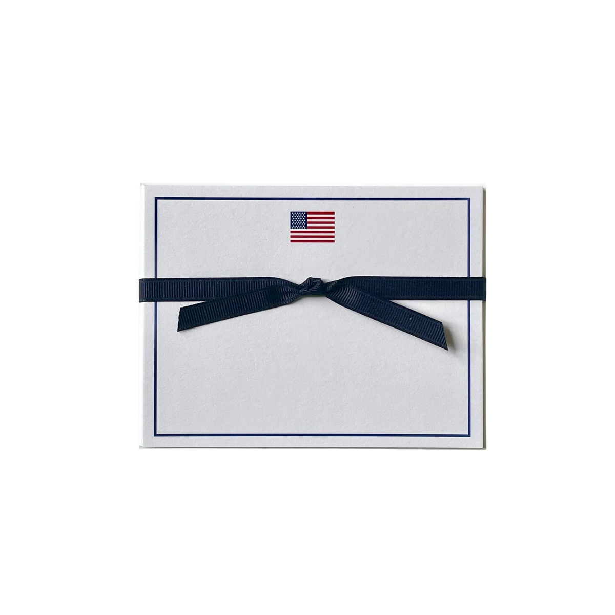 American Flag Flat Note Cards - Pack of 10