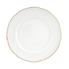 Corona Charger Plate - White/Gold