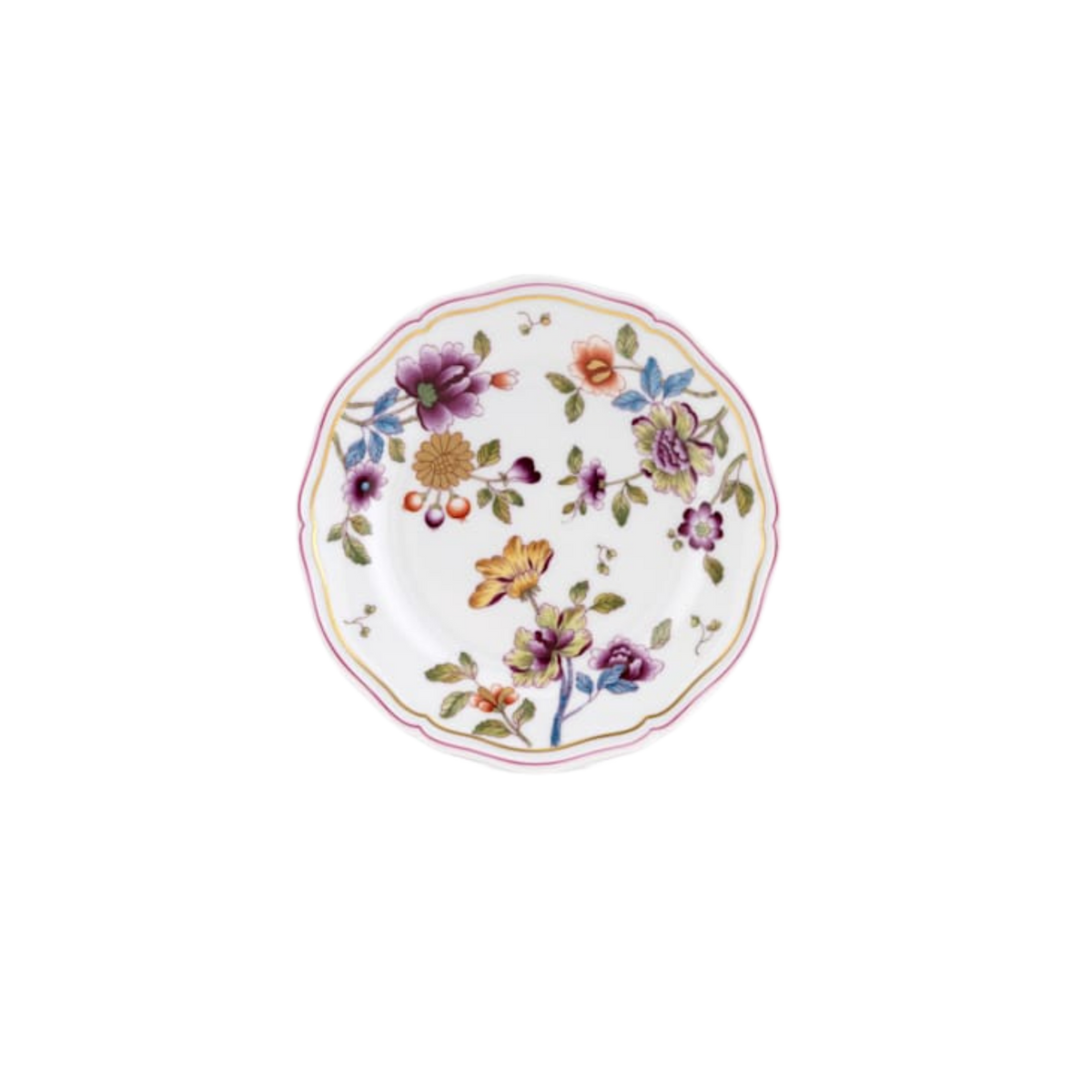 Granduca Coreana Flowers Flat Bread Plate