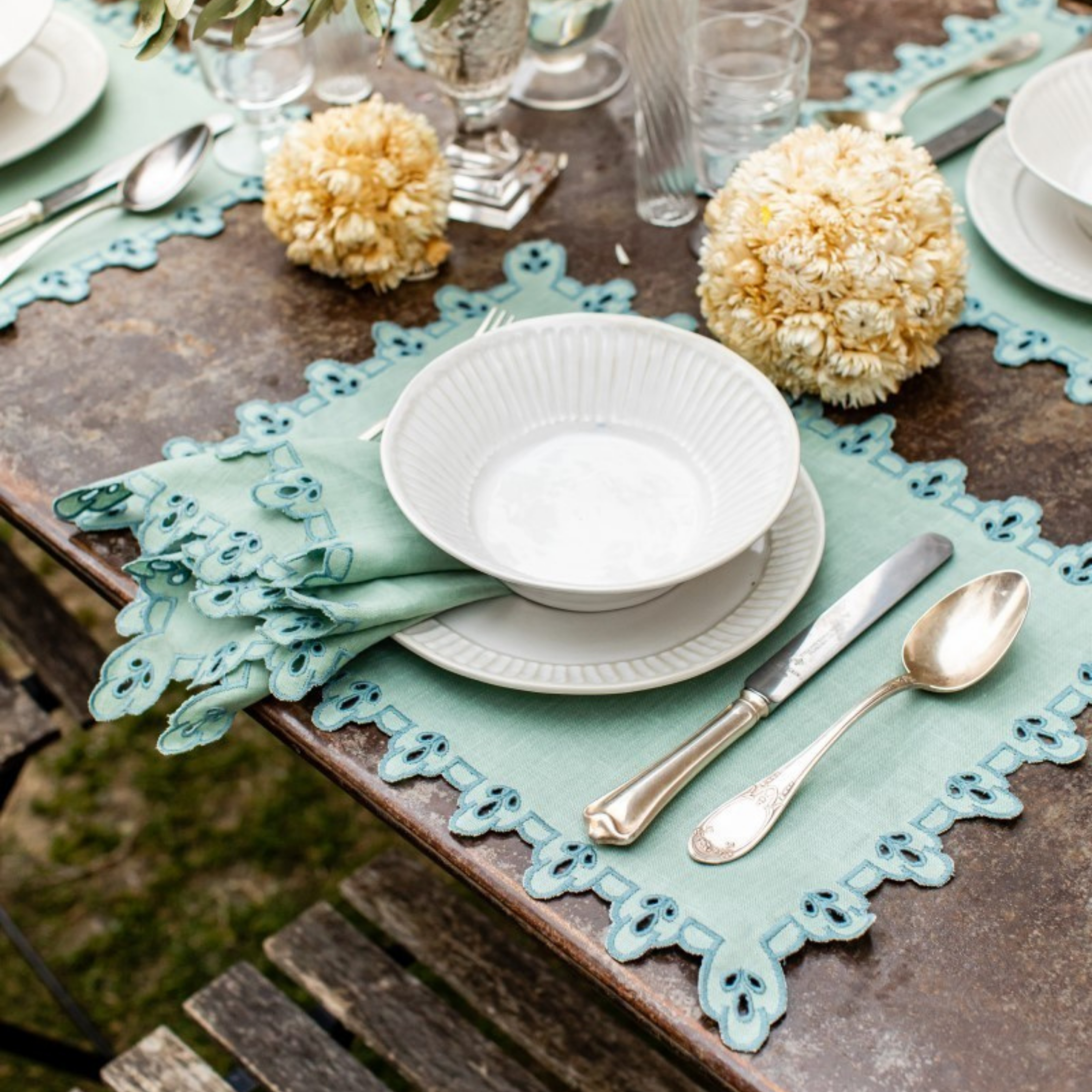 Amalfi Placemat in Stain Resistant Linen - Set of 4