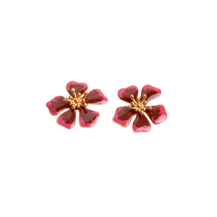 Aurora Midi Earrings - Terracotta Swirl