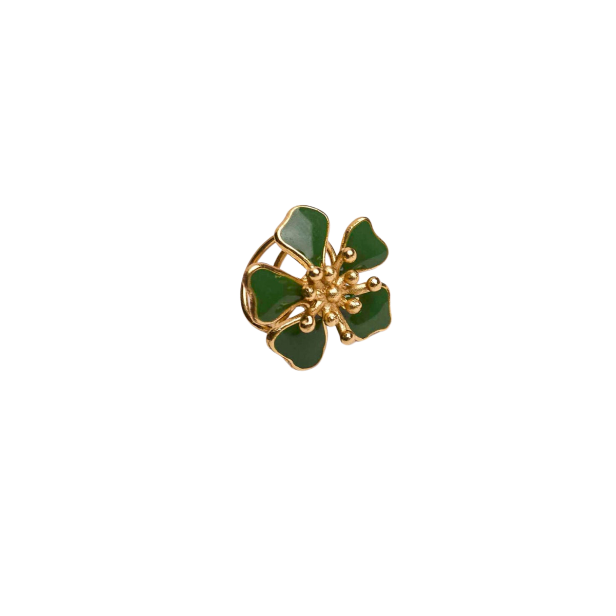 Aurora Mini Earcuff - Green
