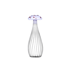 Alice Bottle with Purple Mushroom with Red Dots