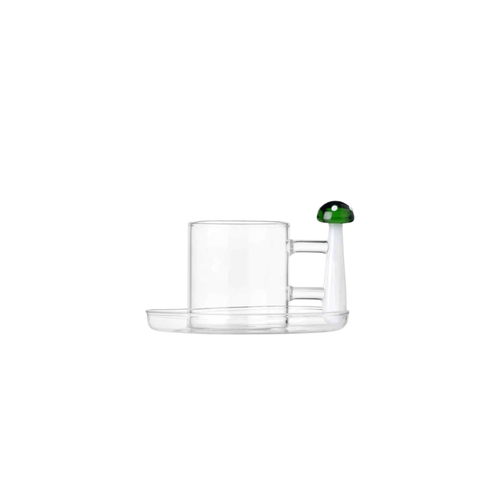Alice Coffee Cup with Saucer and Mushroom with Dots