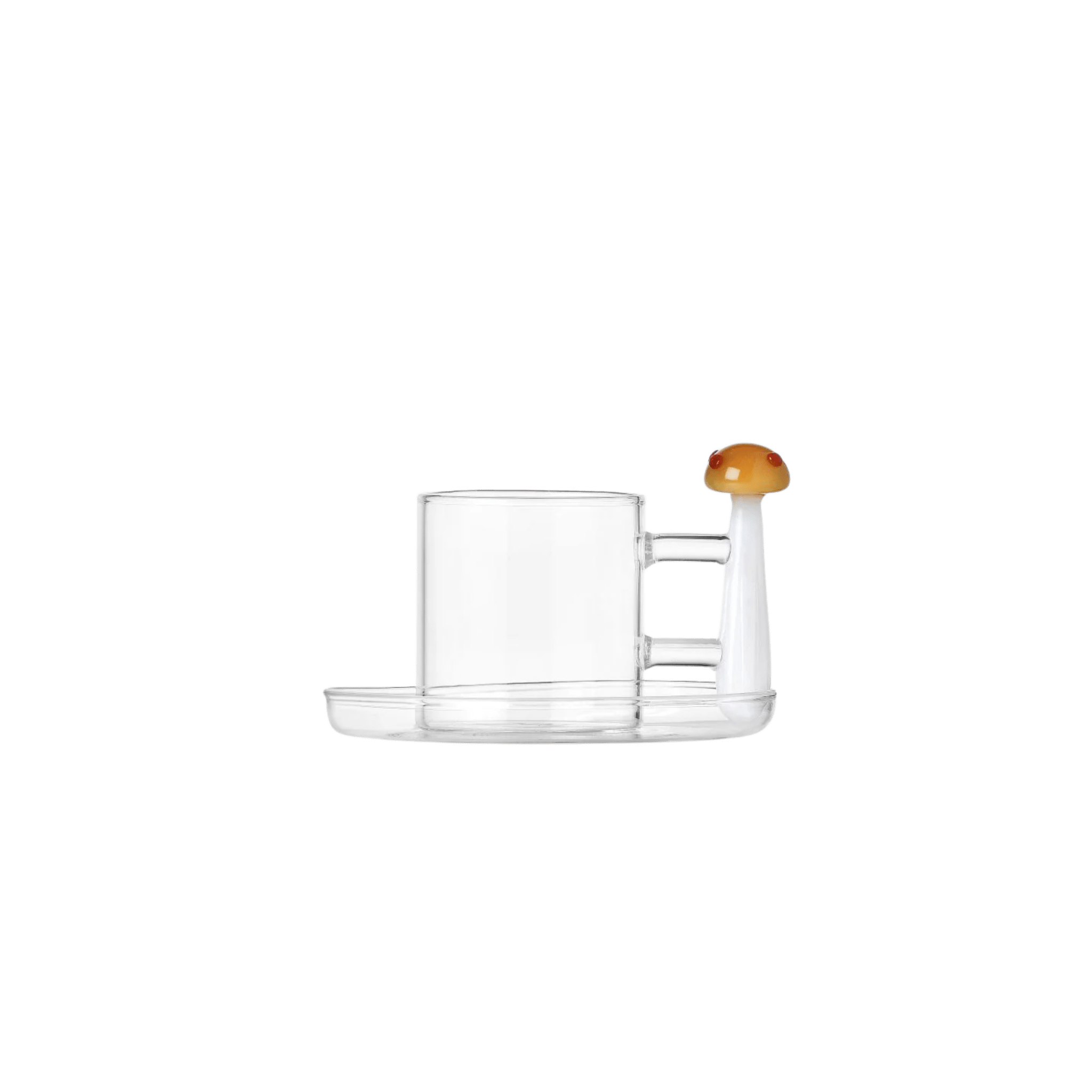 Alice Coffee Cup with Saucer and Mushroom with Dots