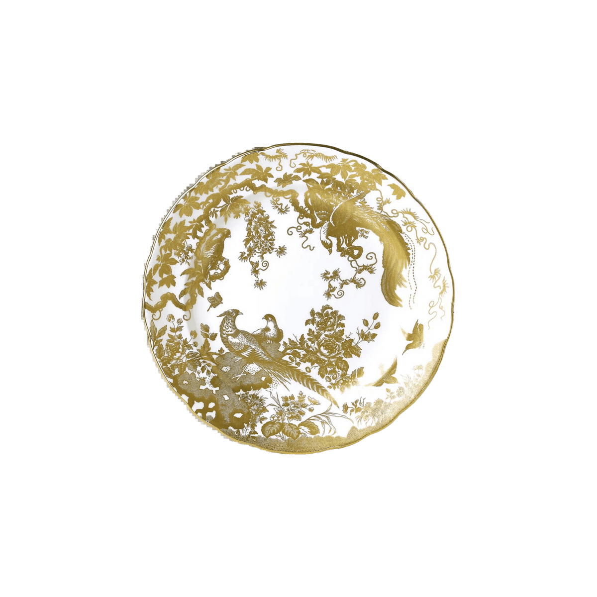 Aves Gold Dinner Plate