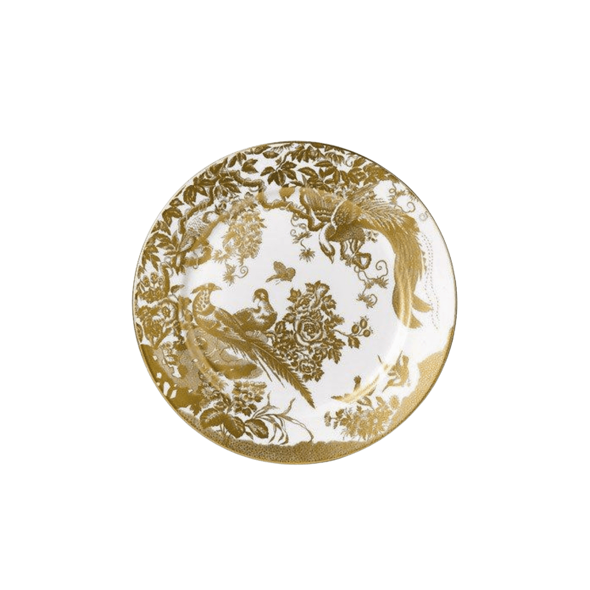 Aves Gold Salad Plate