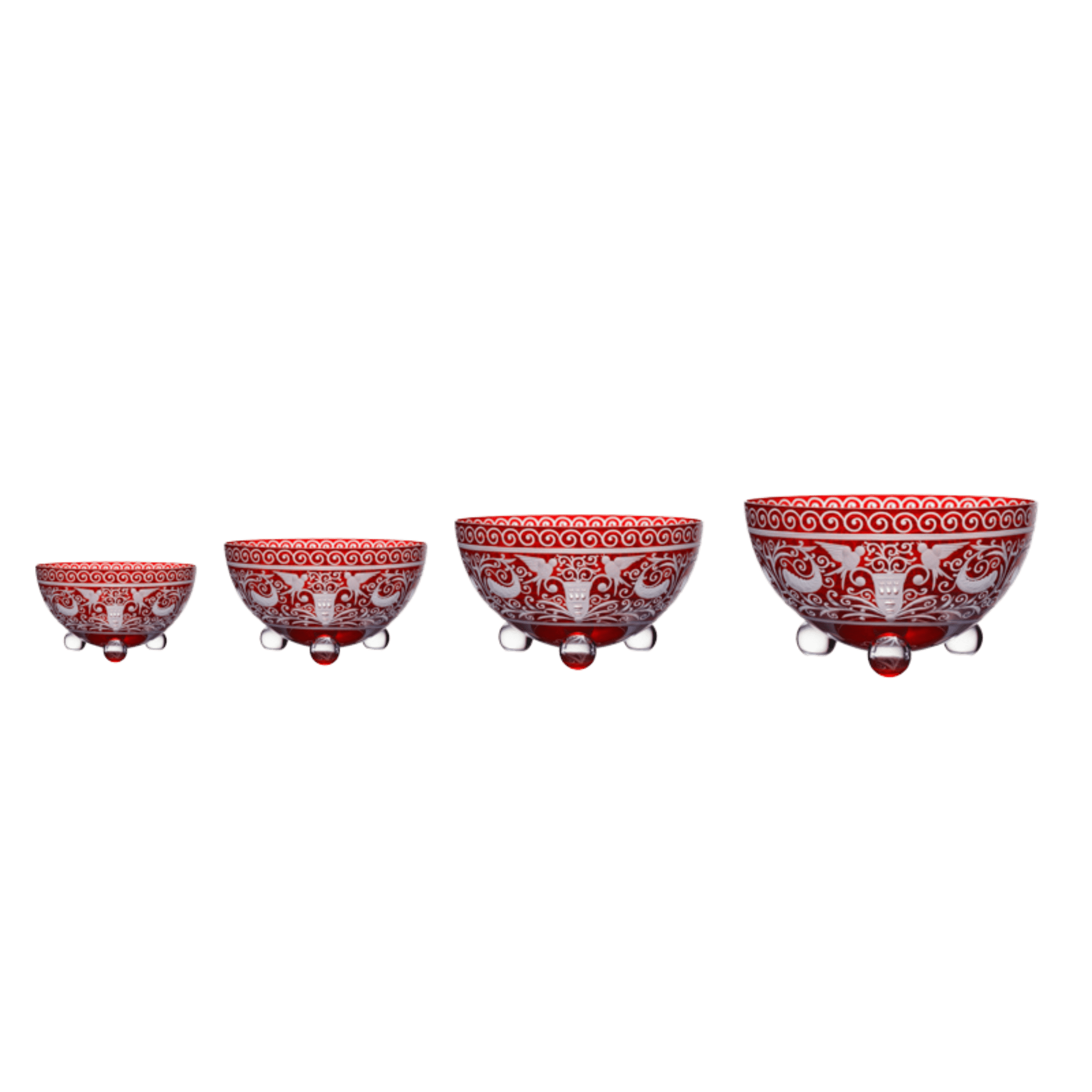 Baroko Small Nesting Bowl - Red