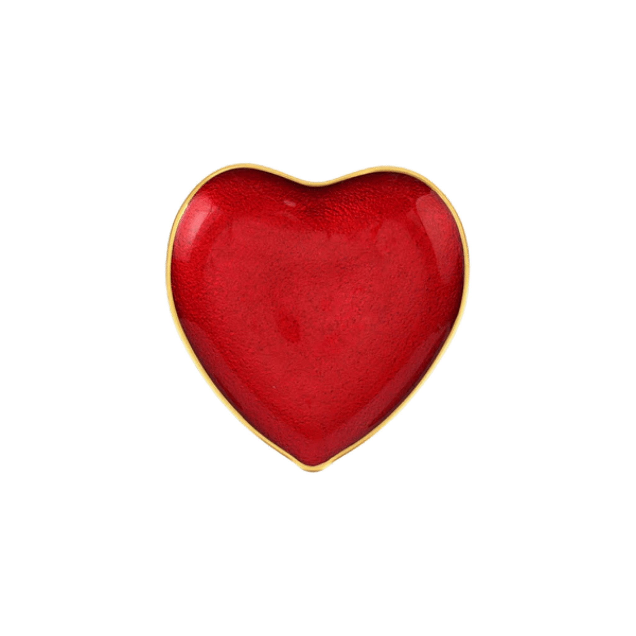 Baroque Glass Heart Plate
