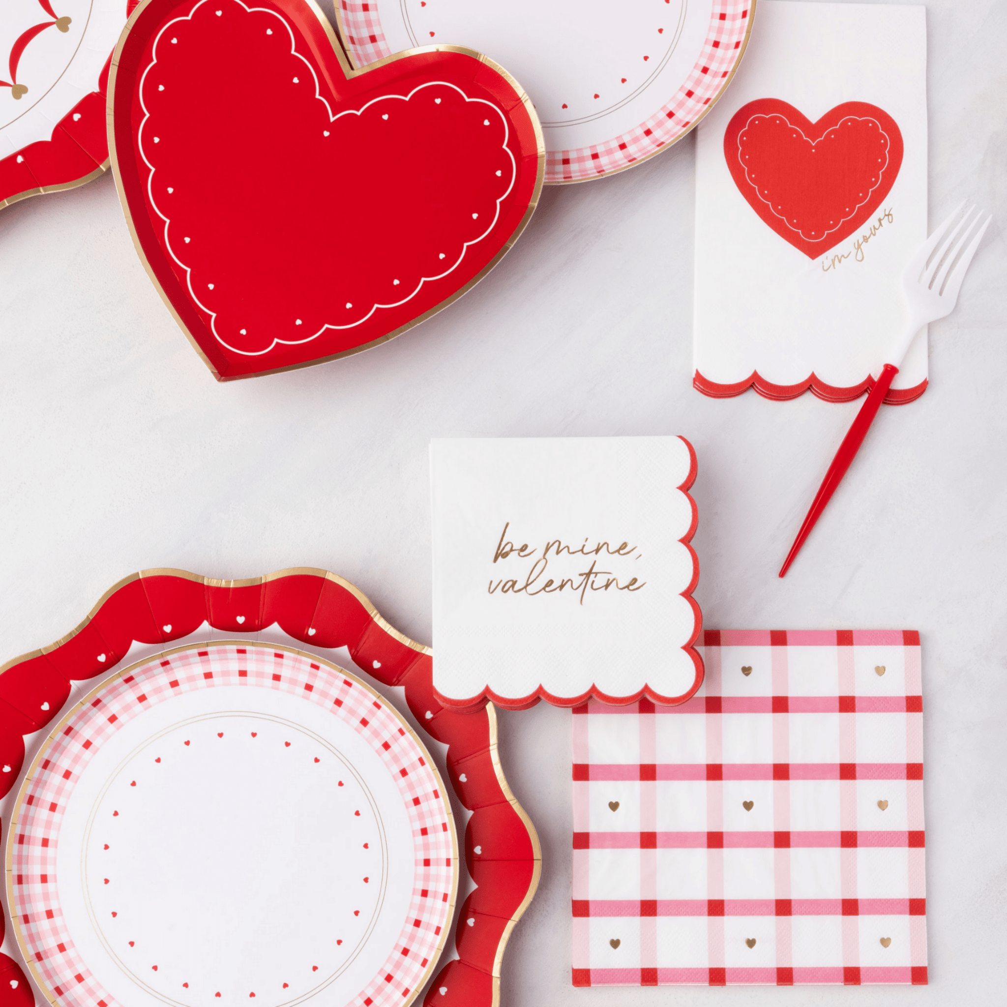 'Be Mine, Valentine' Paper Cocktail Napkins - Set of 20