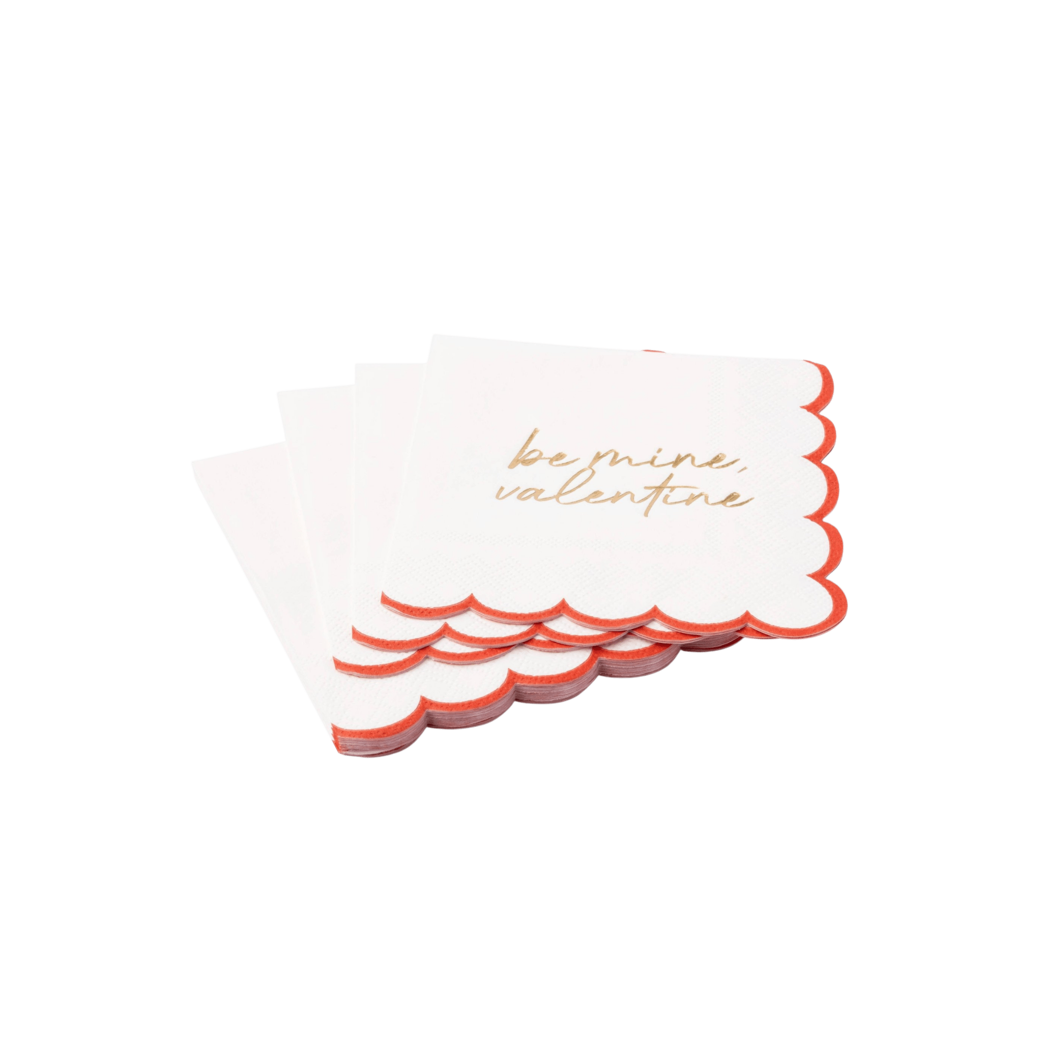 'Be Mine, Valentine' Paper Cocktail Napkins - Set of 20