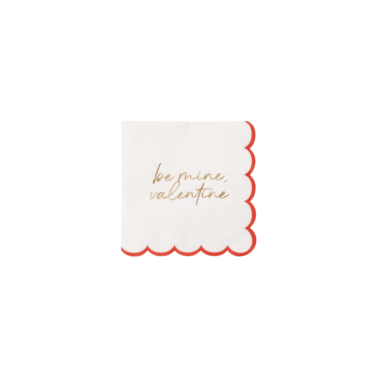 'Be Mine, Valentine' Paper Cocktail Napkins - Set of 20