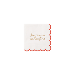 'Be Mine, Valentine' Paper Cocktail Napkins - Set of 20