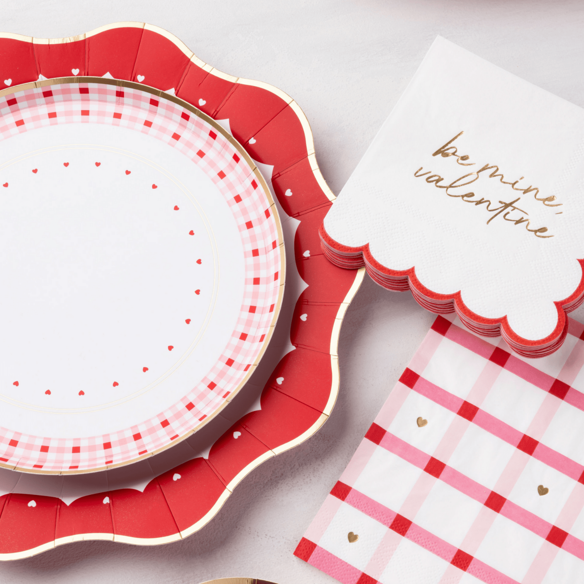 'Be Mine, Valentine' Paper Cocktail Napkins - Set of 20
