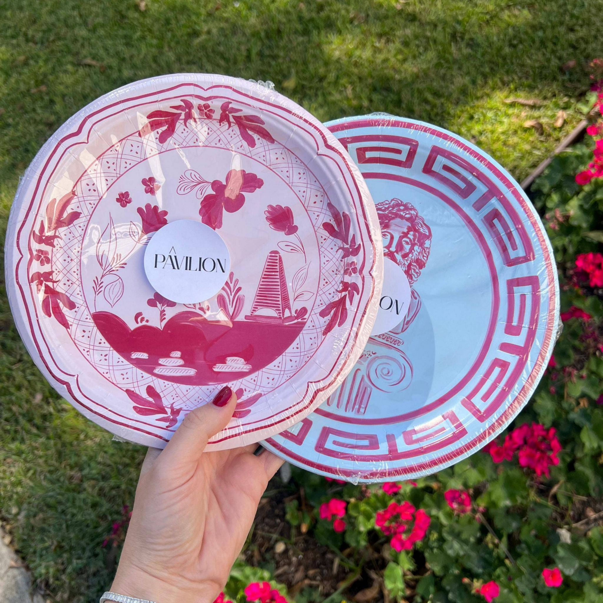 Beachside Pavilion Salad and Dessert Plates - Pack of 8